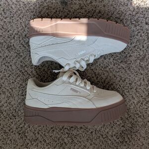 PUMA Women's Cream Platform Sneakers